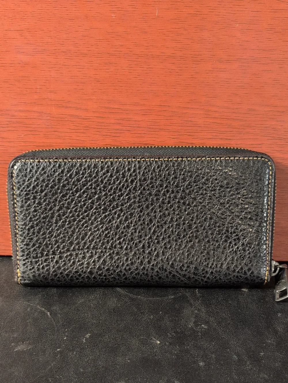 Men's Coach Accordion Long Wallet